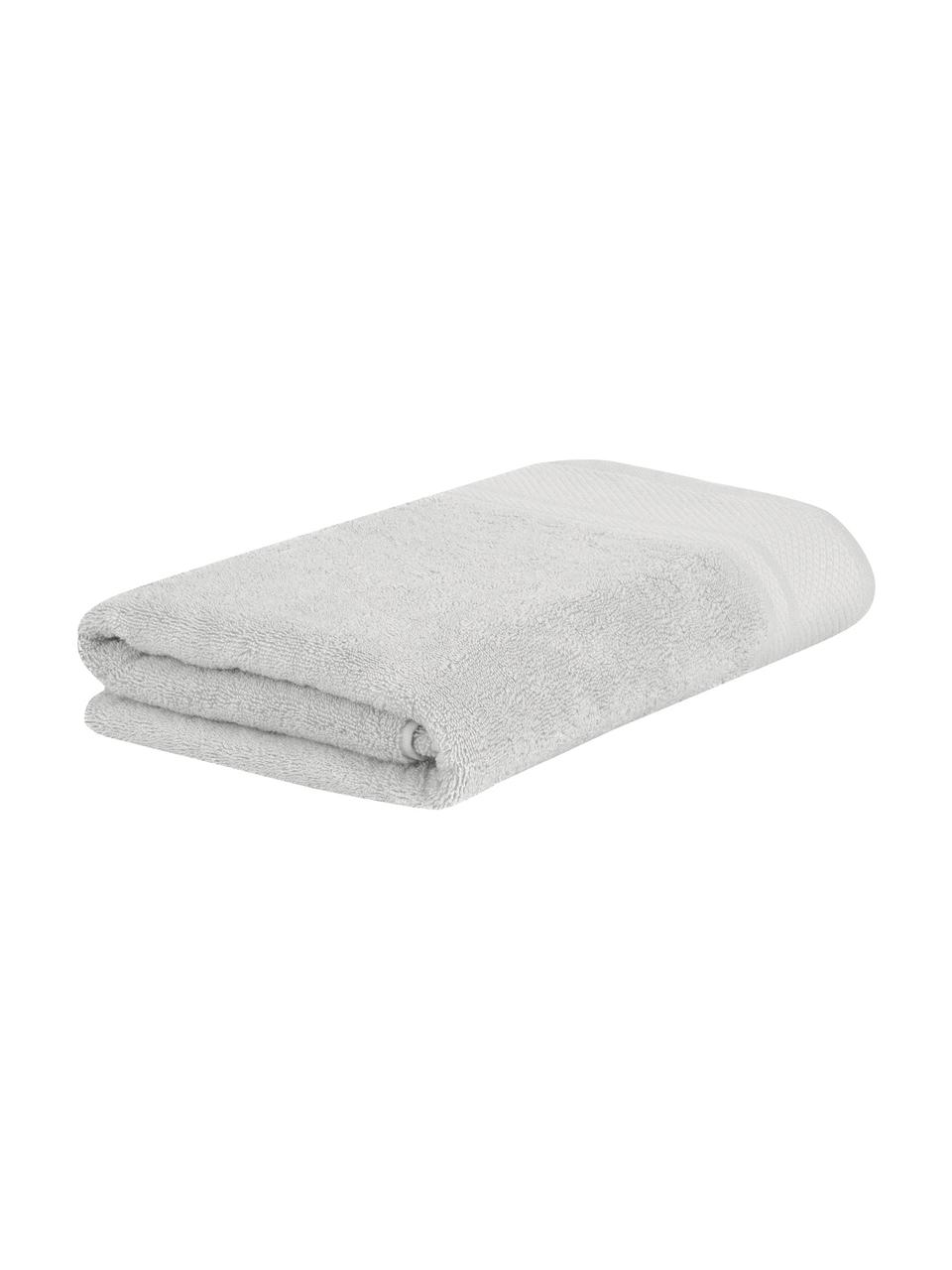 Ręcznik z bawełny Premium, różne rozmiary, Jasny szary, Ręcznik do rąk