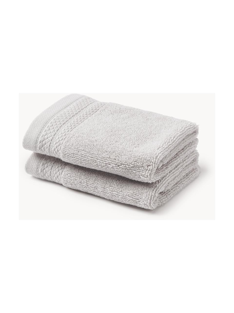 Serviette de toilette en coton bio Premium, tailles variées, 100 % coton bio, certifié GOTS
Qualité supérieure 600 g/m²

Le matériau est certifié STANDARD 100 OEKO-TEX®, IS025 189577, OETI, Gris clair, larg. 50 x long. 100 cm, 2 pièces