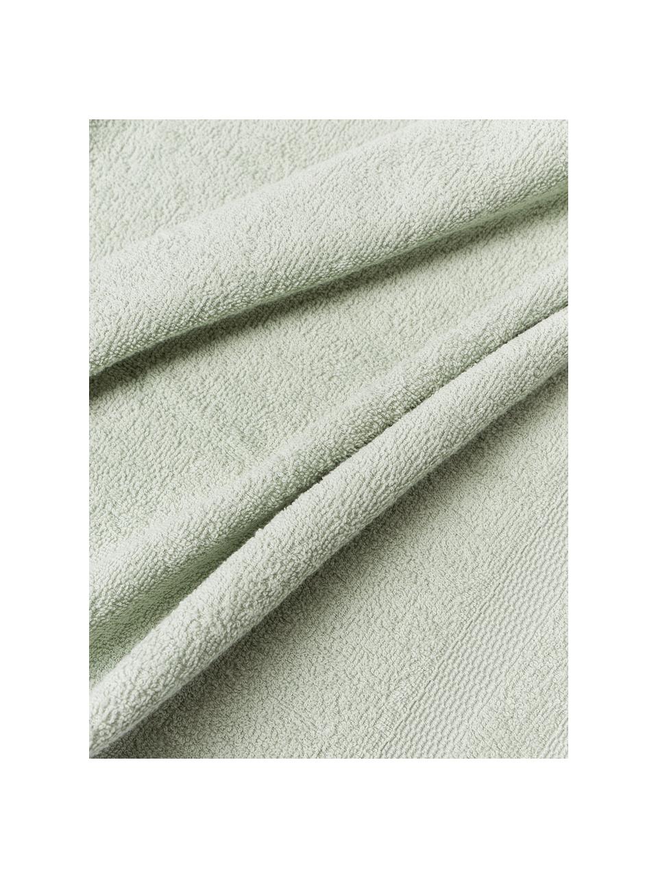 Serviettes d'invité en coton Camila, 4 pièces, 100 % coton
Grammage léger, 400 g/m²

Le matériau est certifié STANDARD 100 OEKO-TEX®, 3883CIT, CITEVE, Vert sauge, larg. 30 x long. 50 cm