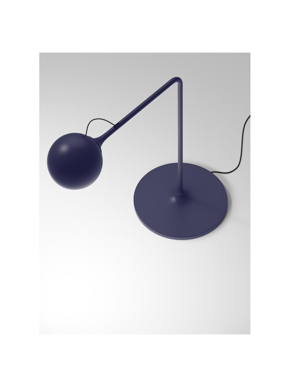 Stmívatelná nastavitelná LED lampa na psací stůl Ixa, Tmavě modrá, Š 40 cm, V 42 cm