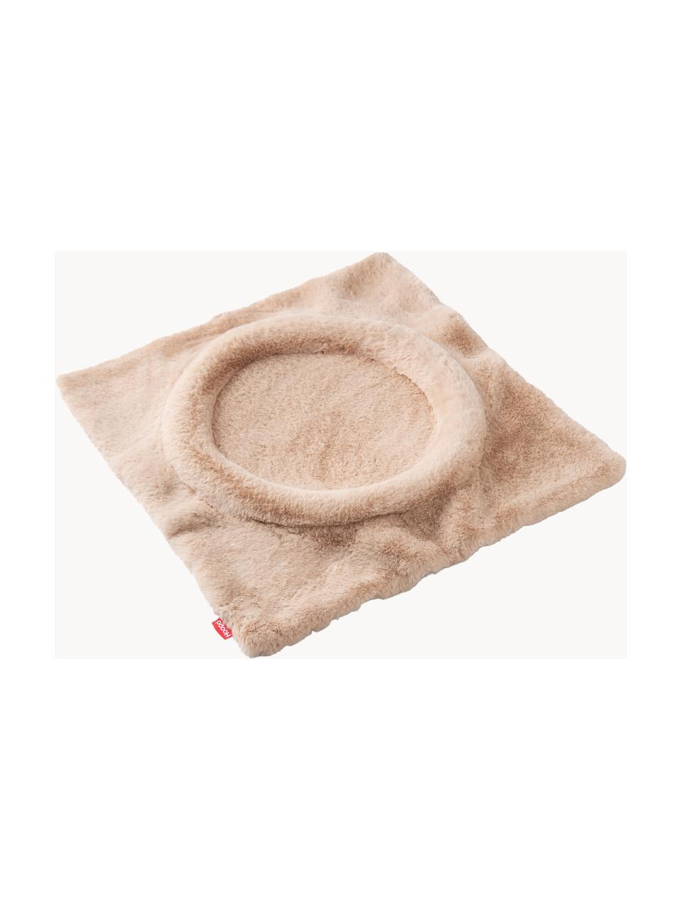 Katzenbett Flip, 50 % Baumwolle, 50 % Polyester, Beige, B 60 x L 60 cm