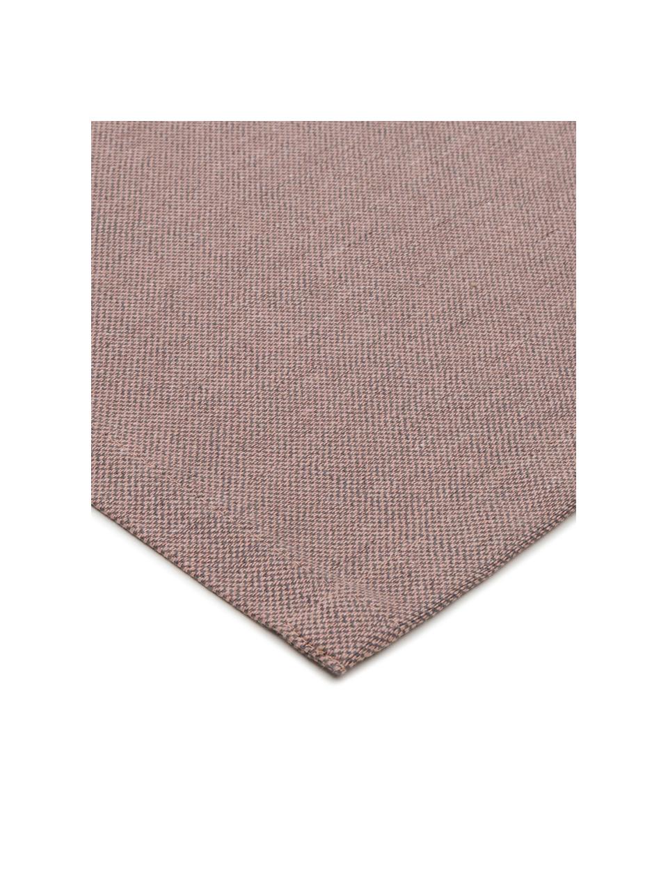 Tischläufer Riva aus Baumwollgemisch in Mauve, 55% Baumwolle, 45% Polyester, Mauve, B 40 x L 150 cm