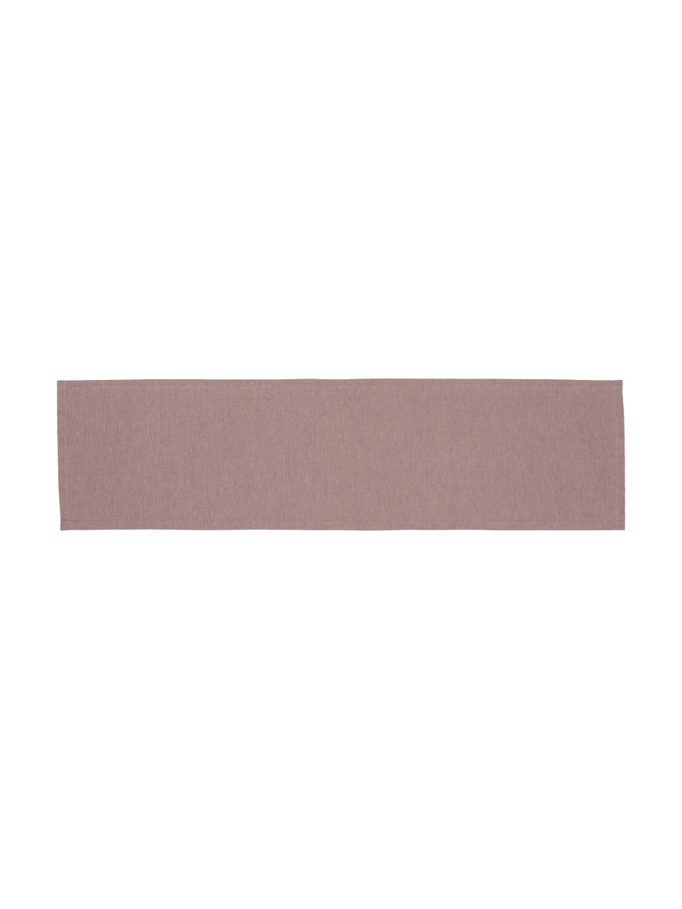 Chemin de table mauve Riva, 55 % coton, 45 % polyester, Mauve, larg. 40 x long. 150 cm