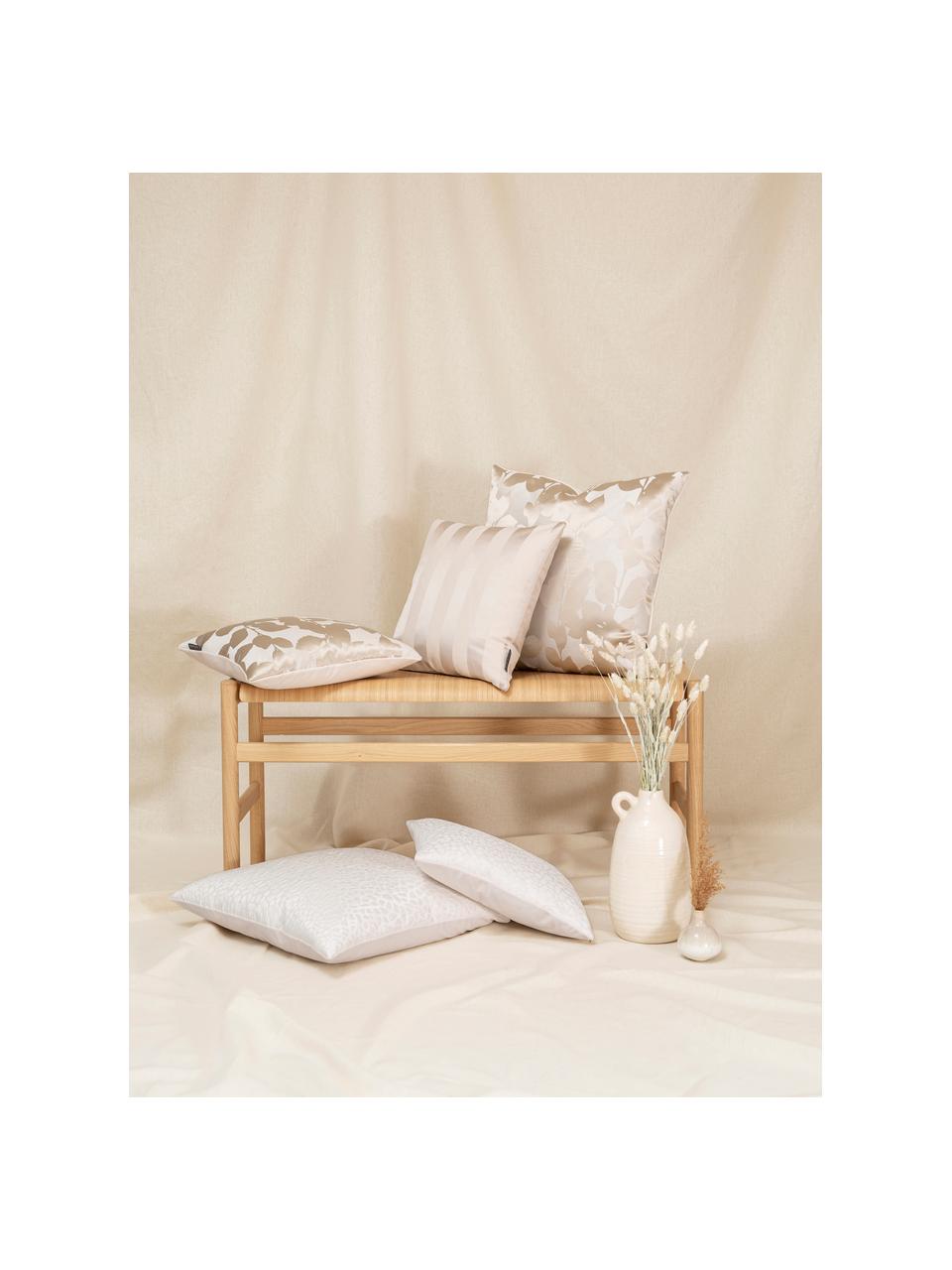 Housse de coussin 40x40 beige Keila, Beige