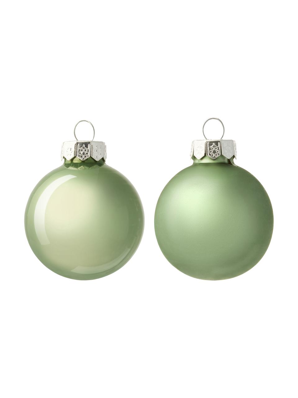 Kerstballenset Evergreen in groen, Groen, Ø 4 cm, 16 stuks