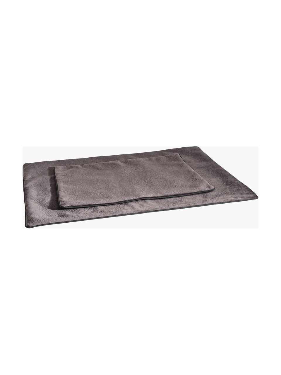 Couverture matelassée pour animaux domestiques avec dessous antidérapant Buffalo, tailles variées, Velours (100 % polyester), Anthracite, larg. 50 x long. 70 cm