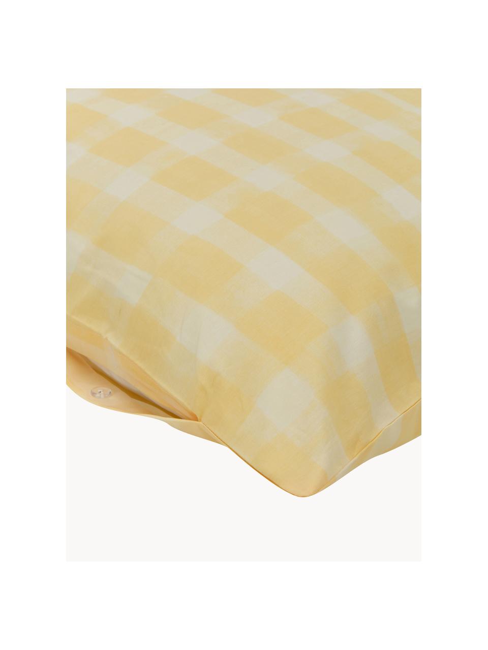 Ropa de cama de percal de algodón Milène, diseño Candice Gray, Amarillo, Cama 90 cm (135 x 220 cm), 2 pzas.