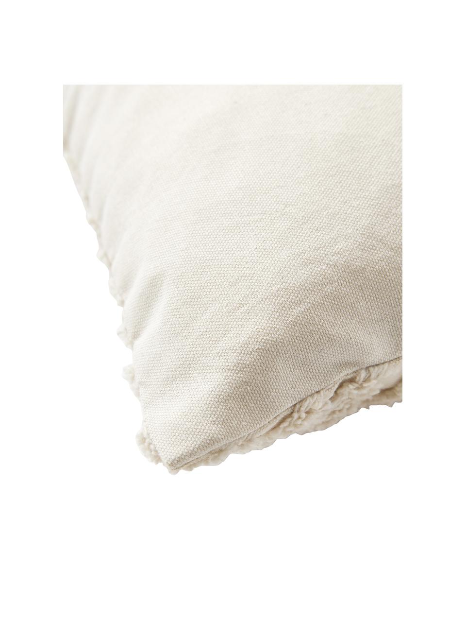 Bavlněný povlak na polštář Bell, 100 % bavlna, Krémově bílá, Š 45 cm, D 45 cm