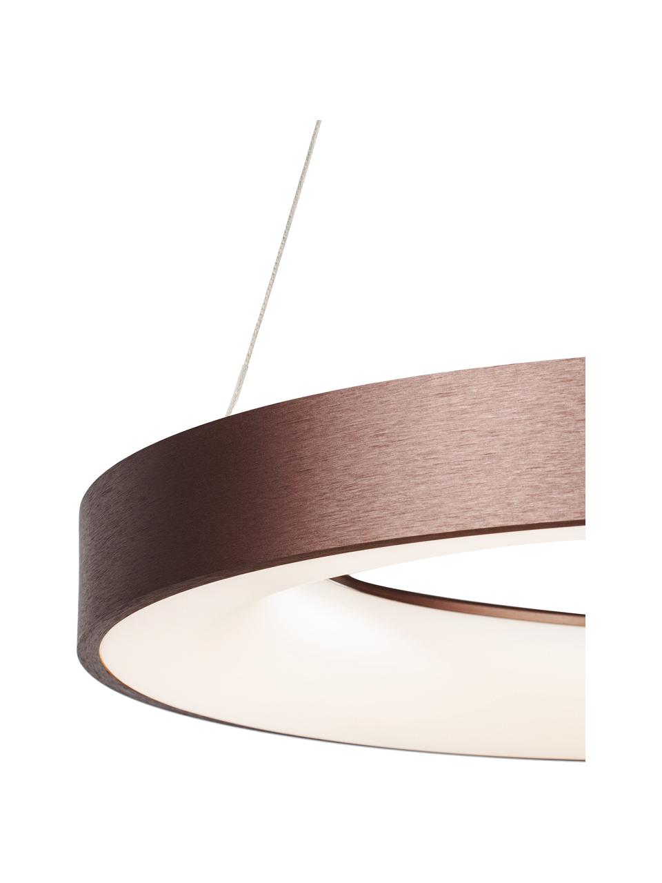 Suspension LED moderne Rando, Couleur bronze, Ø 38 x haut. 6 cm