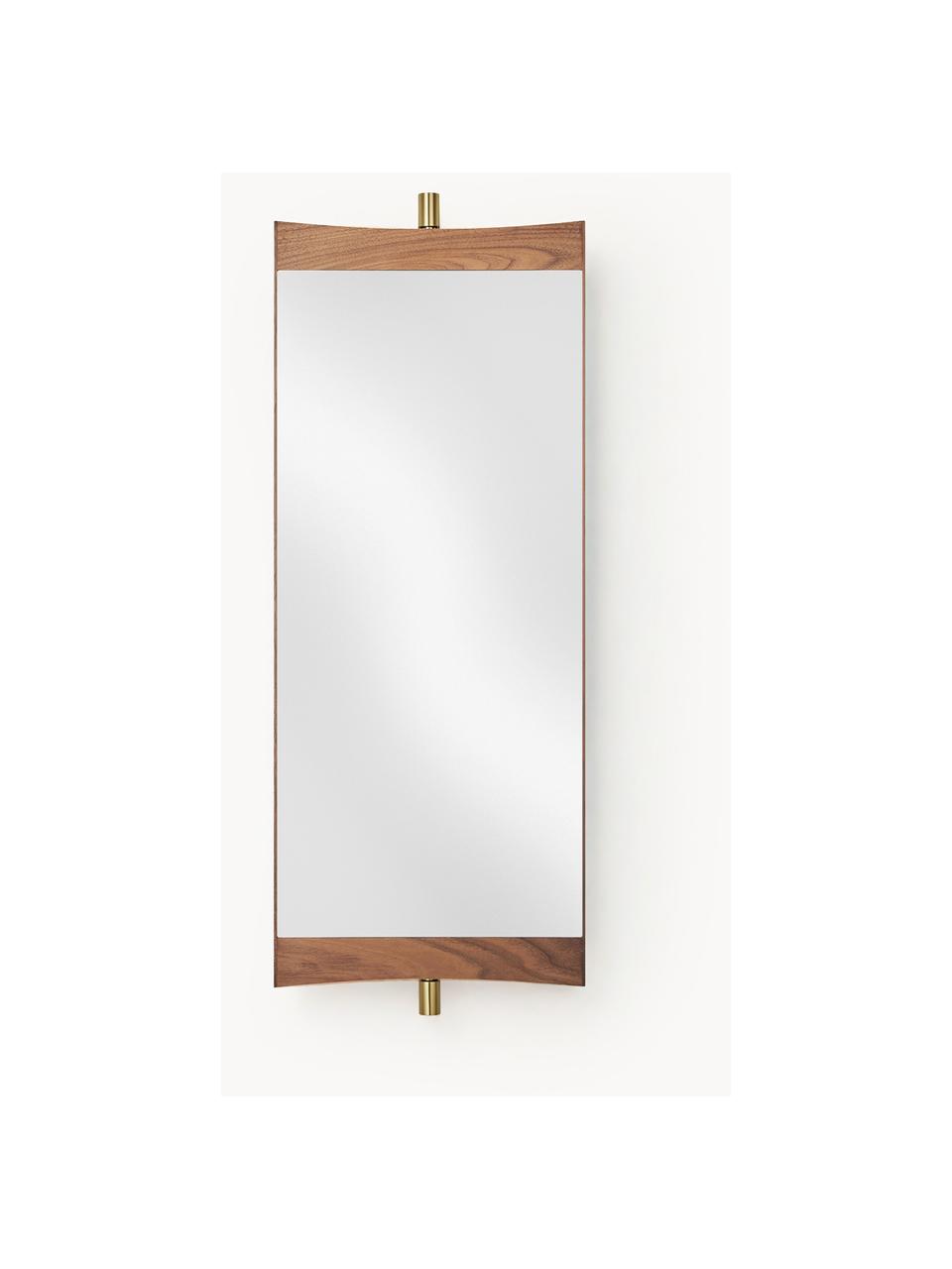 Lustro ścienne Vanity, Drewno orzecha włoskiego, S 28 x W 74 cm