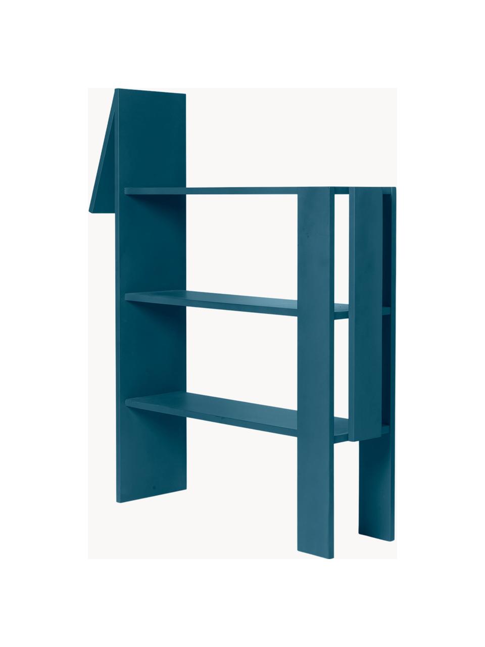 Scaffale in legno Horse, Pannello di fibra a media densità (MDF) laccato

Questo prodotto è realizzato con legno di provenienza sostenibile e certificato FSC®., Grigio-blu, Larg. 91 x Alt. 111 cm