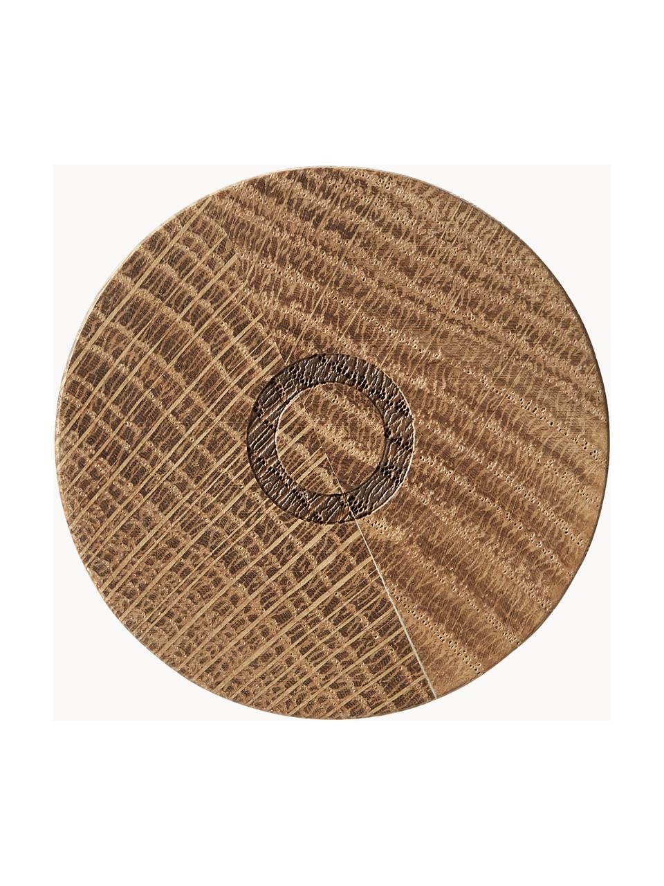 Zout- en pepermolen Bitz met houten deksel, 2-delig, Deksel: hout, Donkergroen, gespikkeld, Ø 5 x H 17 cm
