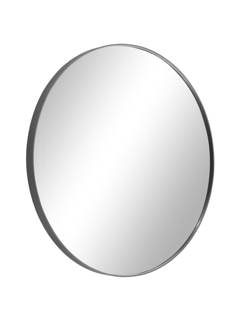 Kulaté nástěnné zrcadlo Ada, Tmavě šedá
