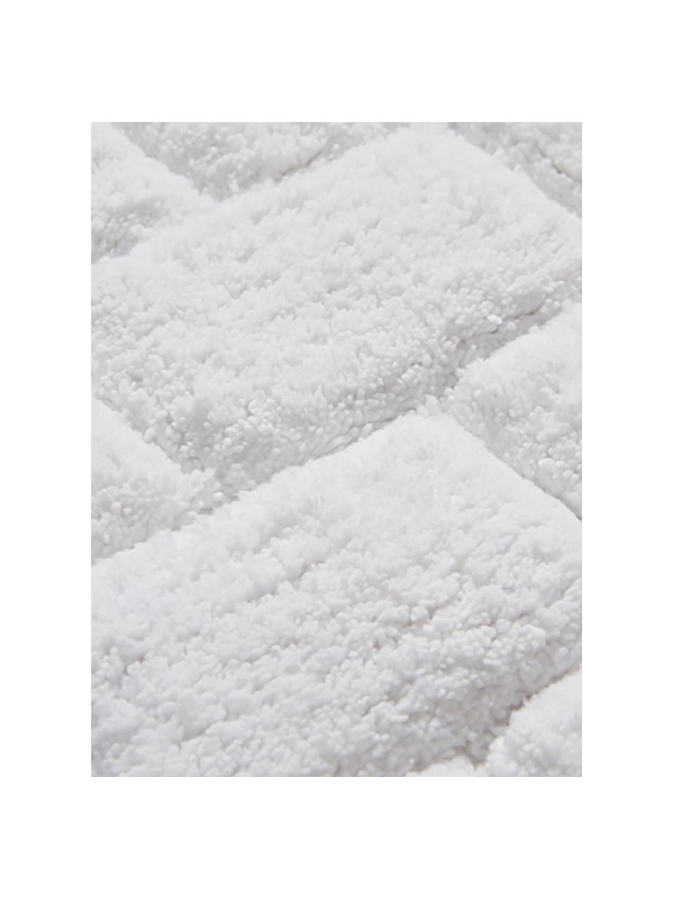 Tapis de bain moelleux Metro, 100 % coton bio
Qualité supérieure 1900 g/m², Blanc, larg. 60 x long. 90 cm