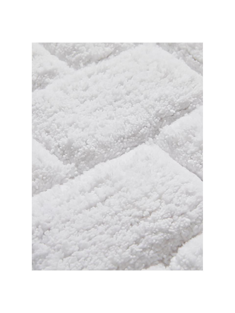 Tappeto da bagno morbido Metro, 100% cotone
Qualità resistente, 1900 g/m², Bianco, Larg. 60 x Lung. 90 cm