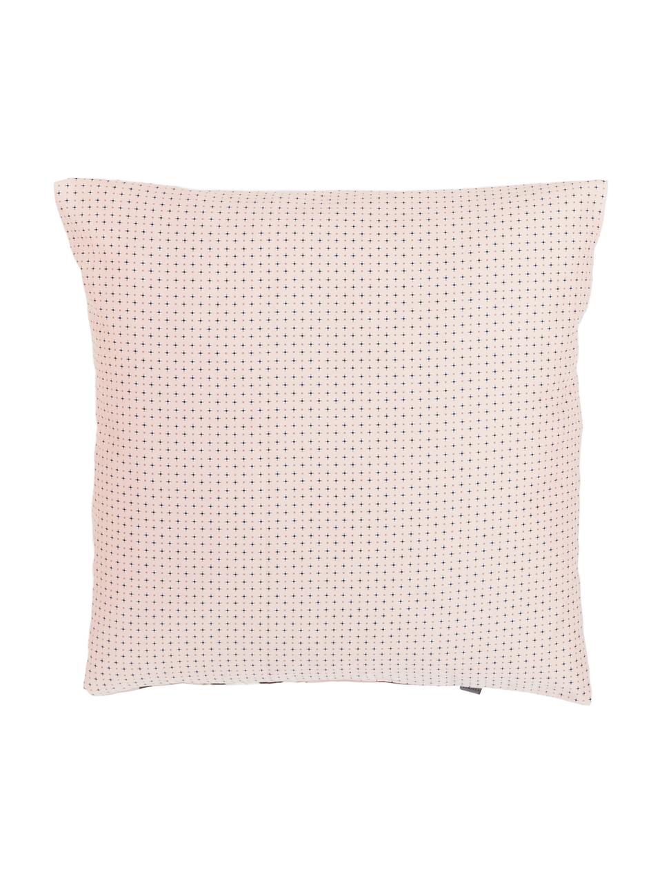 Taie d'oreiller 65x65 satin de coton Verano, 2 pièces, Vieux rose clair