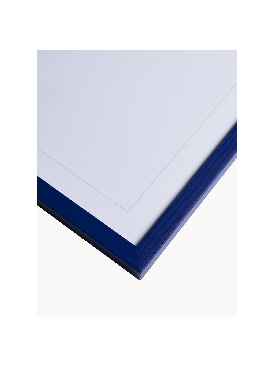 Cornice fatta a mano Explore, varie misure, Cornice: legno di pino, certificat, Blu scuro, 30 x 40 cm