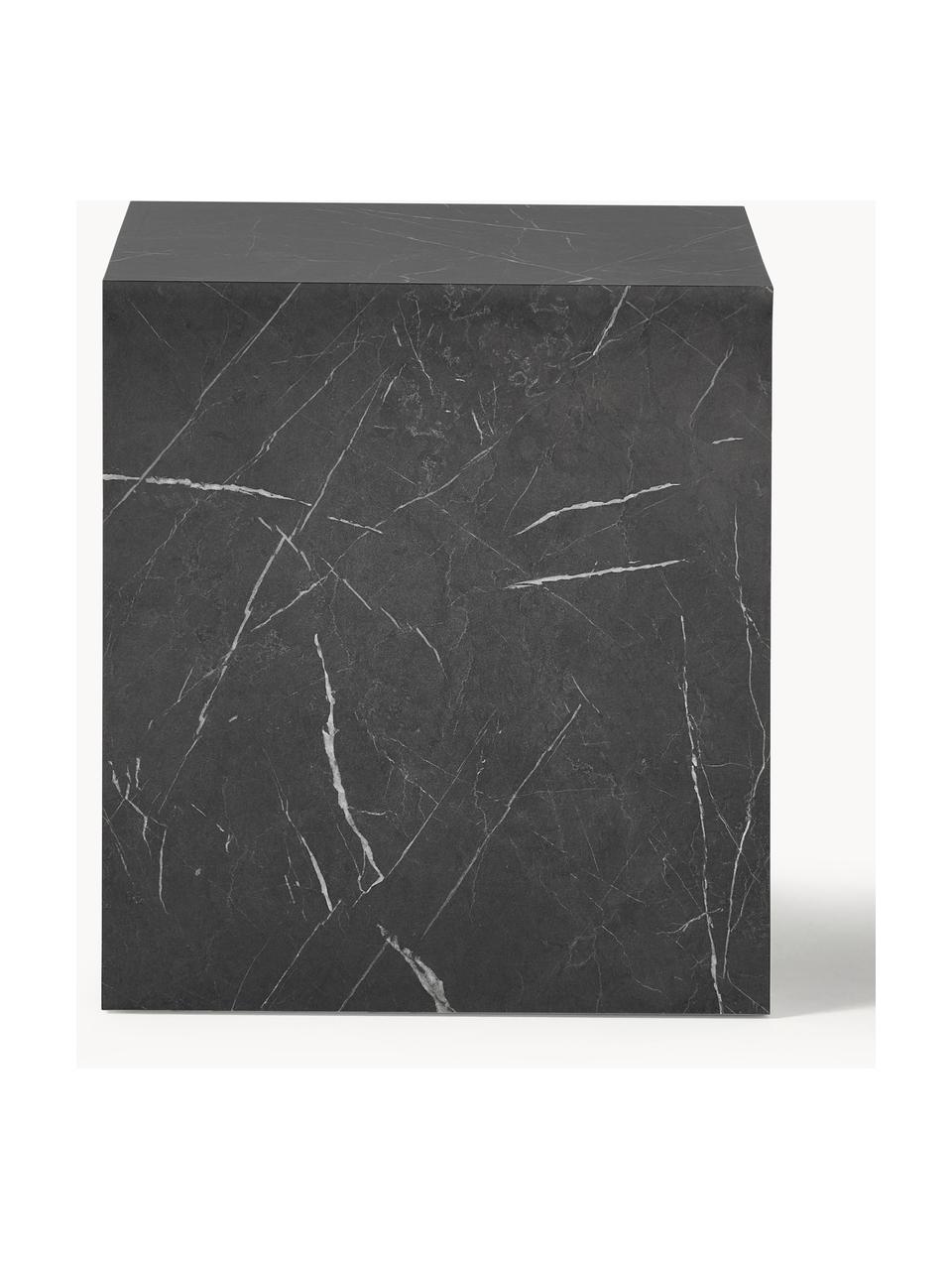 Table d'appoint aspect marbre Lesley, MDF, enduit feuille mélaminée

Ce produit est fabriqué à partir de bois certifié FSC® issu d'une exploitation durable, Noir aspect marbre, haute brillance, larg. 45 x haut. 50 cm