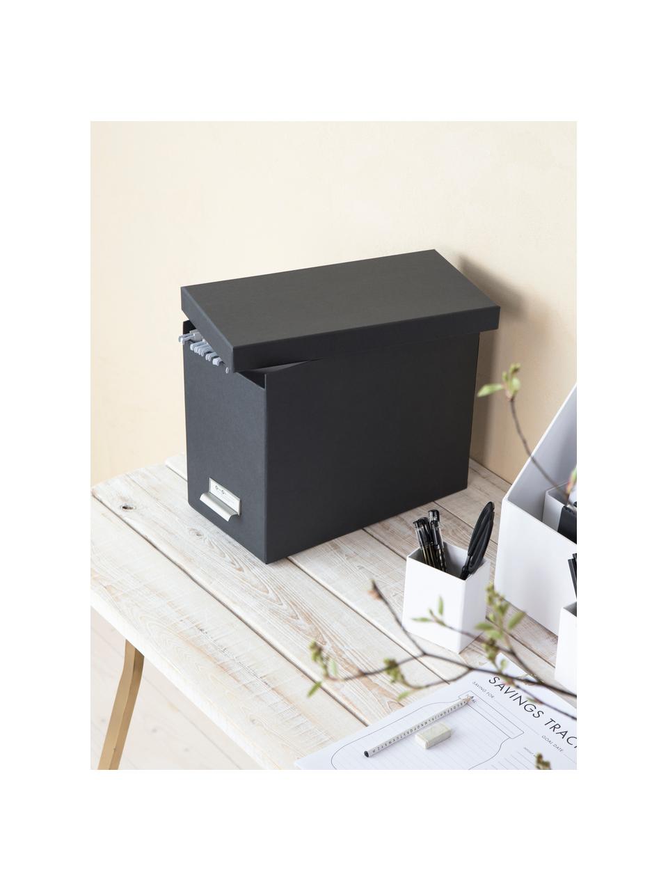 Organizer na dokumenty Johan, 9 elem., Czarny, S 19 x W 27 cm