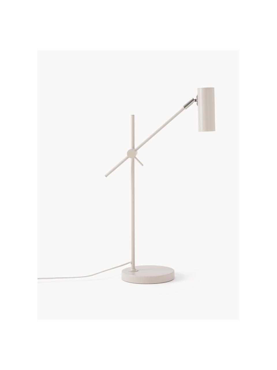 Schreibtischlampe Cassandra, Beige, T 47 x H 55 cm