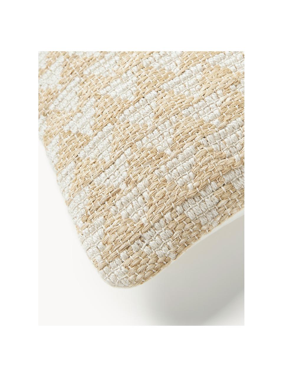 Housse de coussin 30x50 en jute Flint, Tons beiges, larg. 30 x long. 50 cm