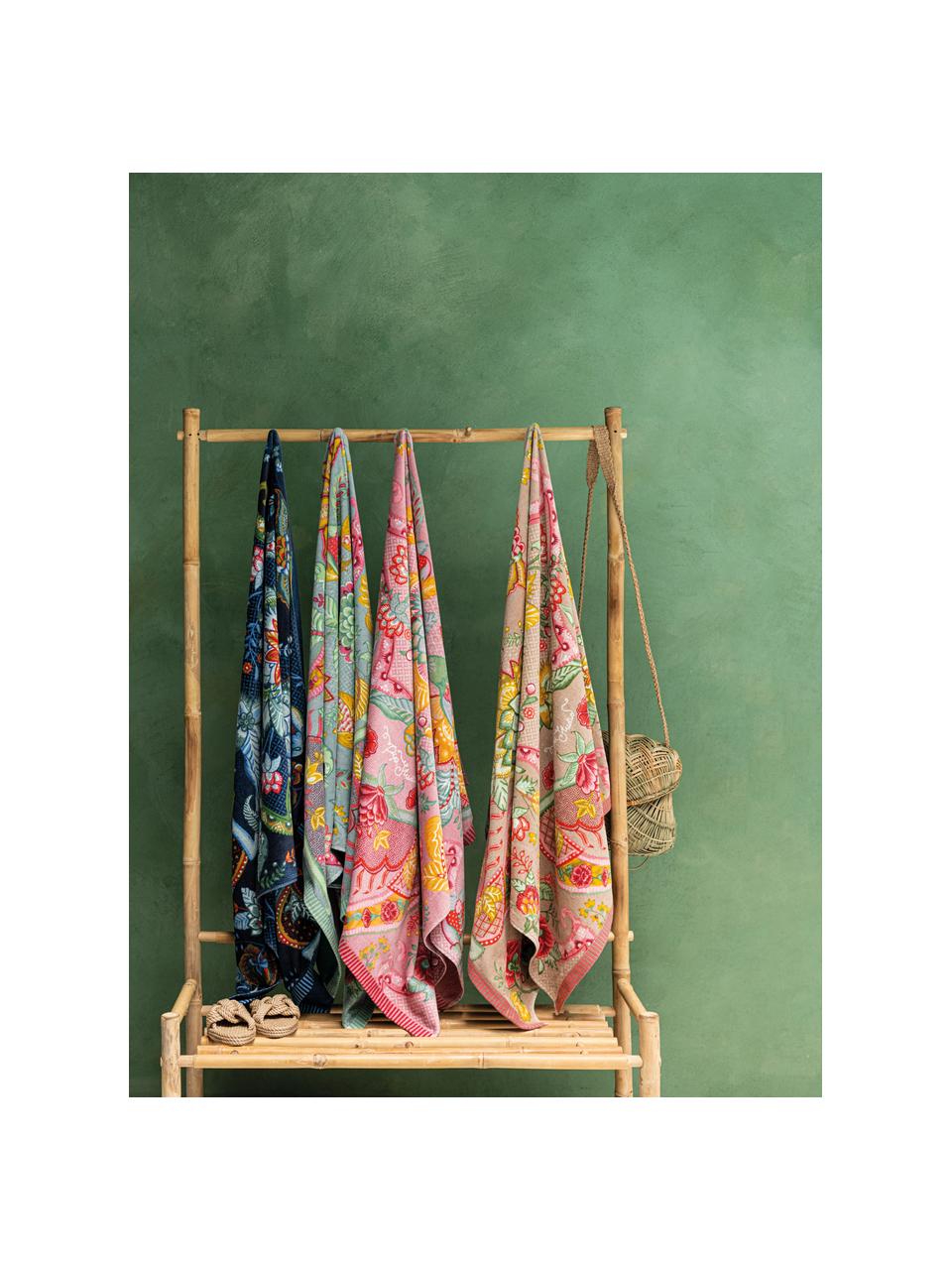 Ręcznik plażowy z bawełny organicznej Kyoto, Wielobarwny, S 100 x D 180 cm