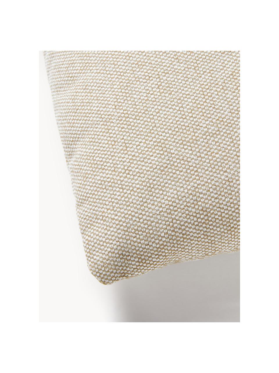 Cojín sofá Melva, Funda: 100% poliéster, Tejido beige claro, An 50 x L 50 cm