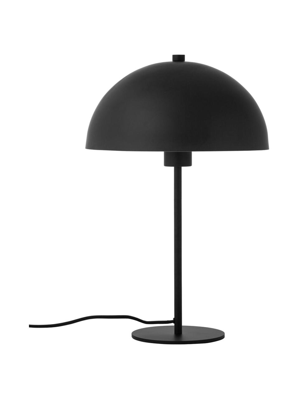 Lampada da tavolo Matilda, Paralume: metallo verniciato a polv, Nero, Ø 29 x Alt. 45 cm