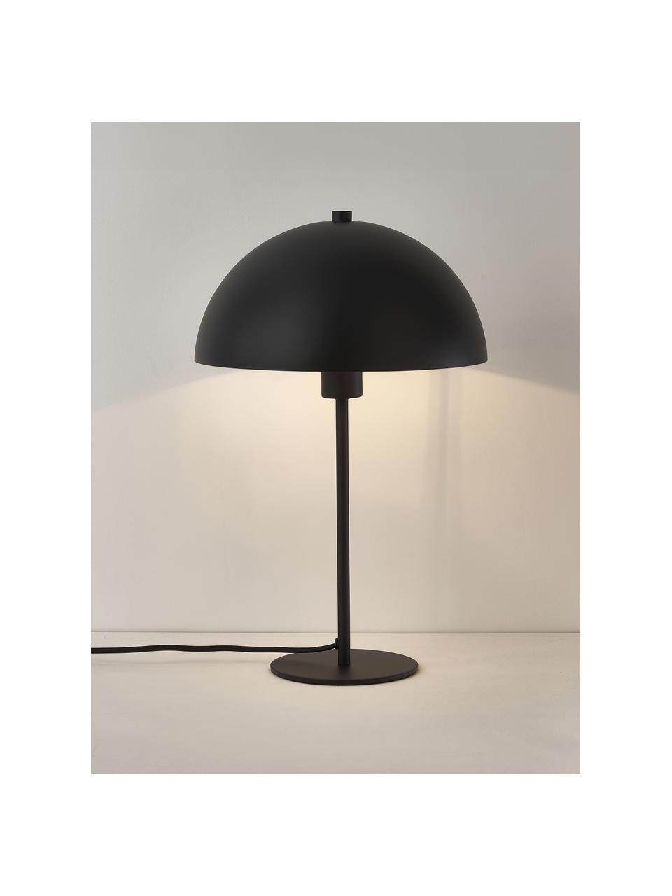 Stolní lampa Matilda, Černá, Ø 29 cm, V 45 cm