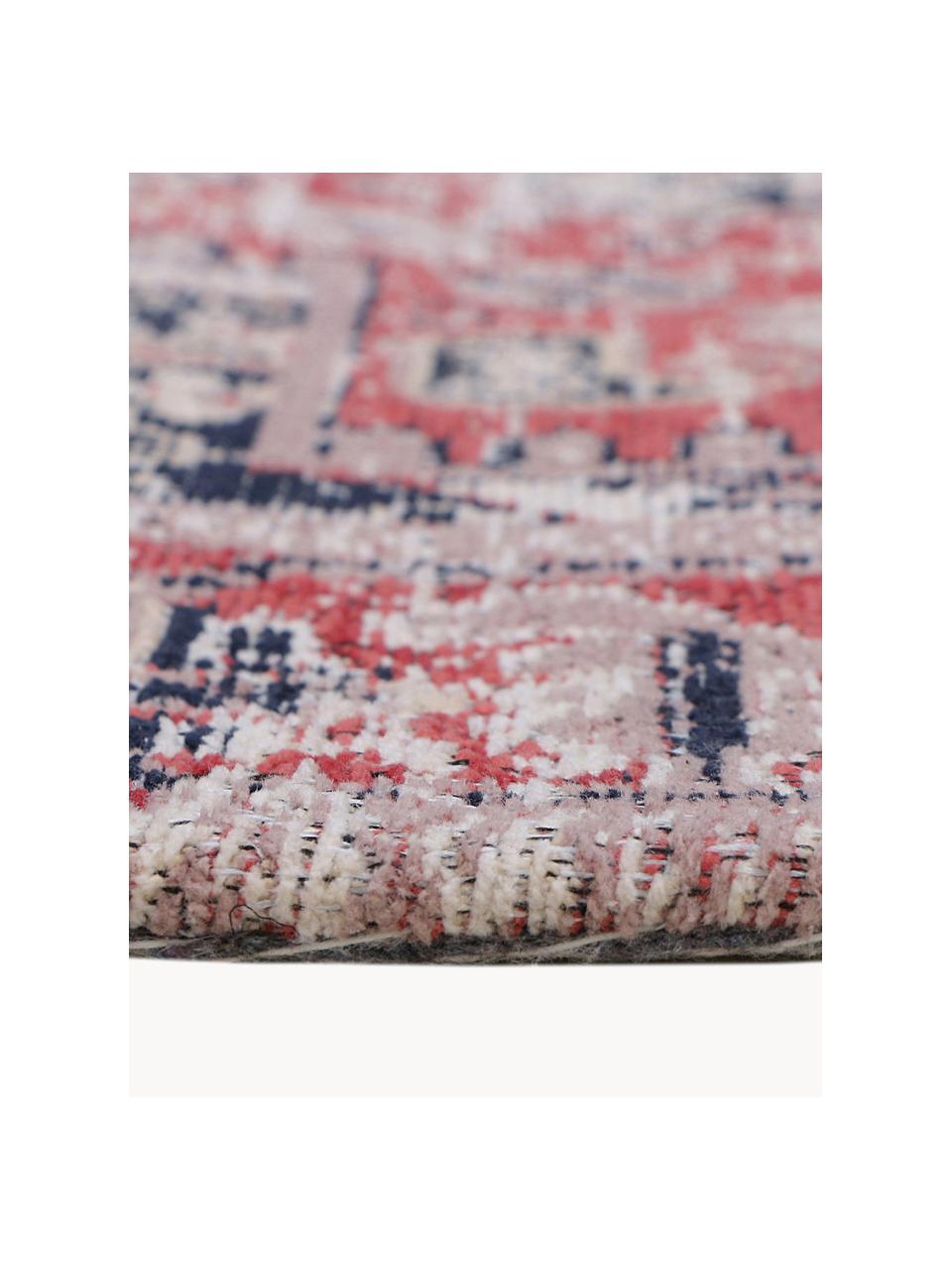 Žinylkový koberec Toulouse, Odstíny červené, Š 80 cm, D 150 cm (velikost XS)