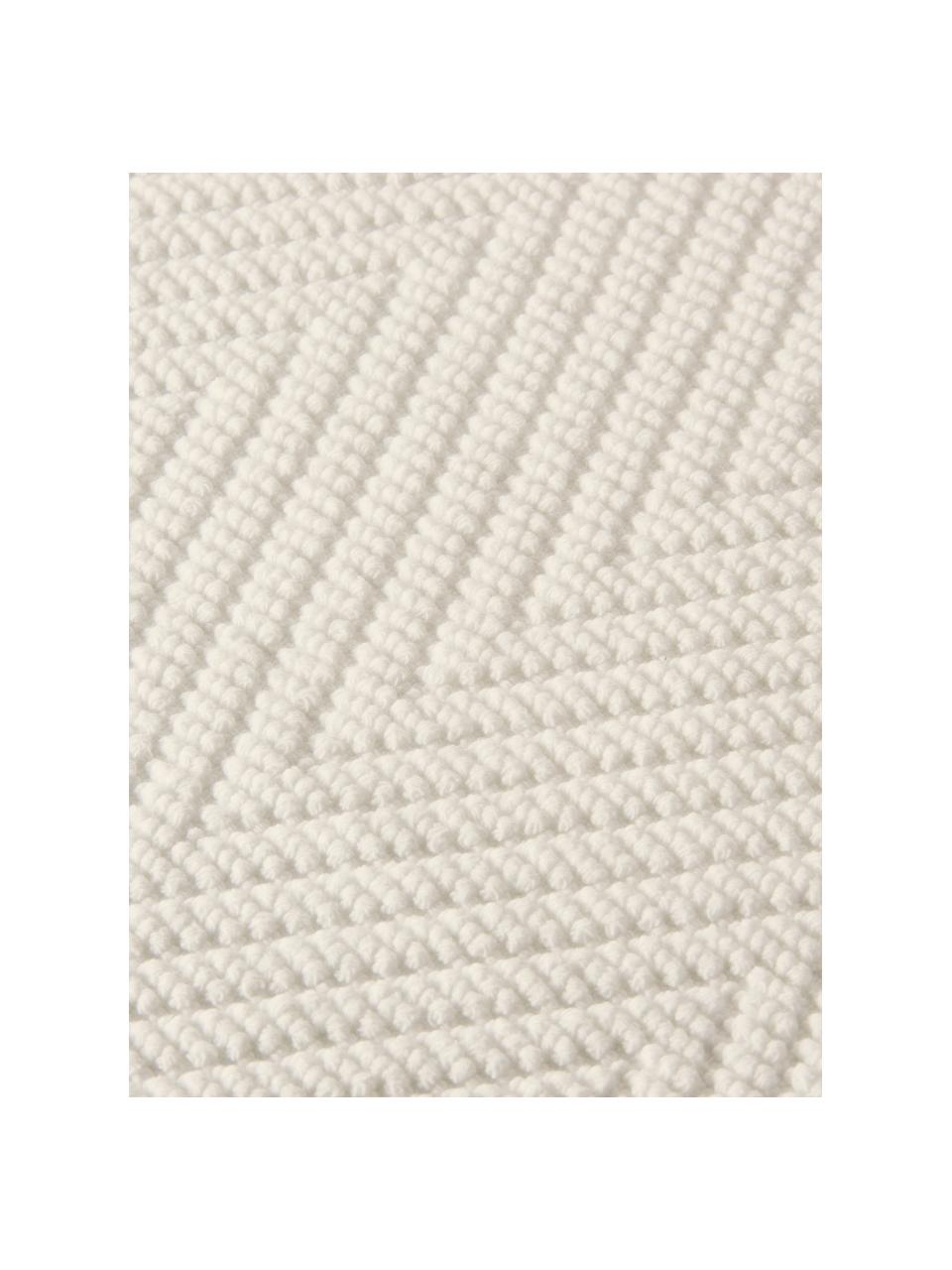 Koupelnový kobereček se vzorem rybí kosti Soft Cotton, Tmavě šedá