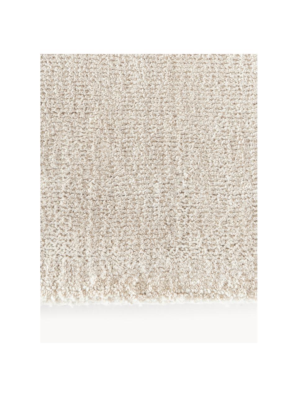 Handgeweven laagpolige loper Ainsley, 60% polyester, GRS-gecertificeerd
40% wol, Lichtbeige, B 80 x B 200 cm