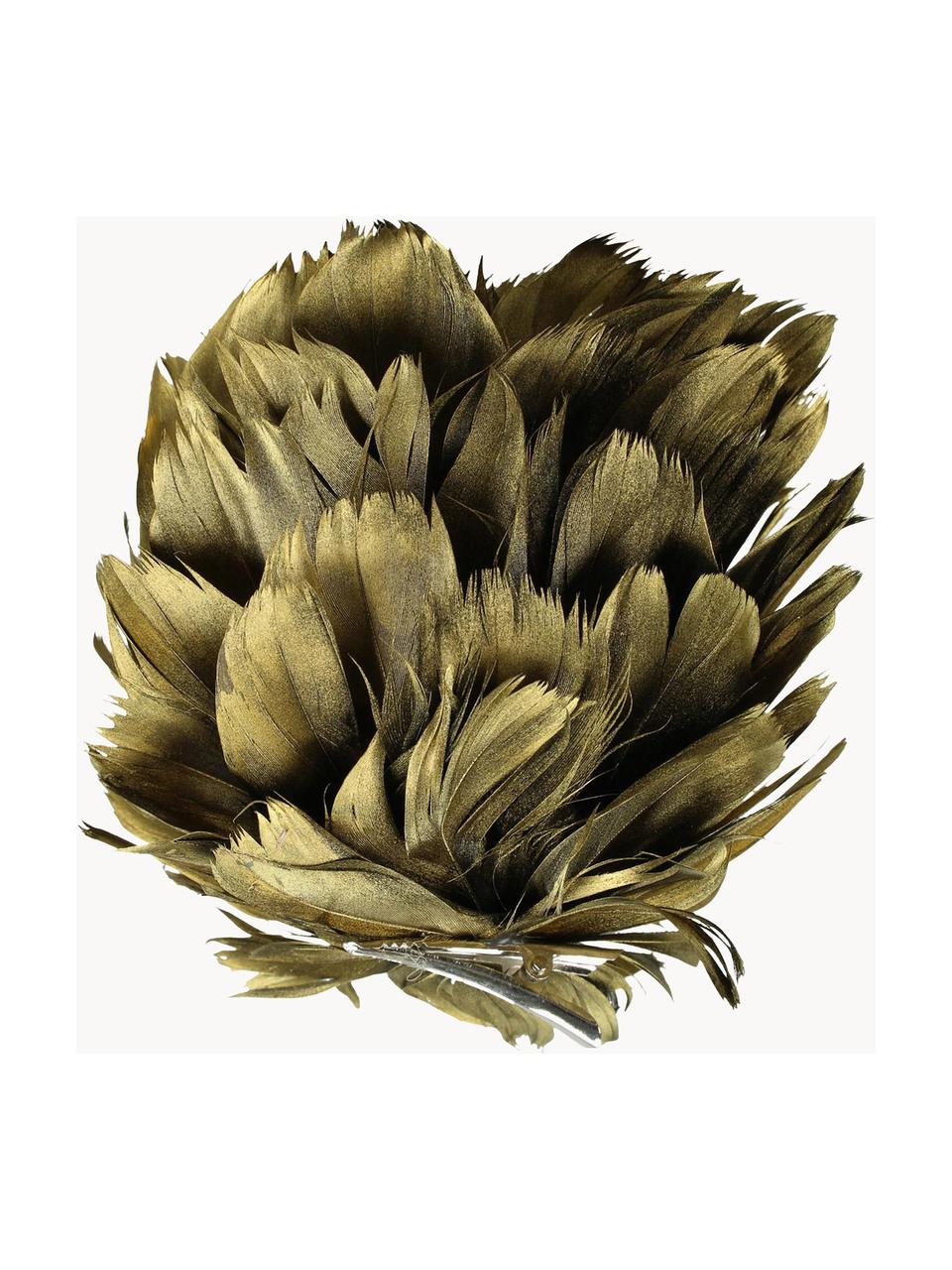 Ozdoba choinkowa Flower, Odcienie złotego, Ø 15 cm