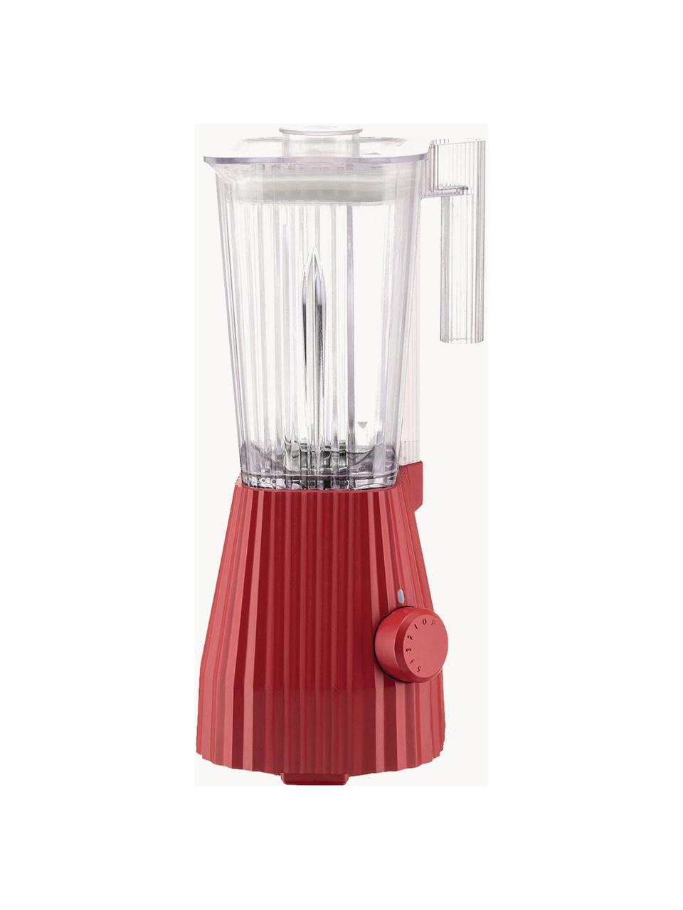 Blender Plissé, Résine thermoplastique, Rouge, larg. 24 x haut. 43 cm