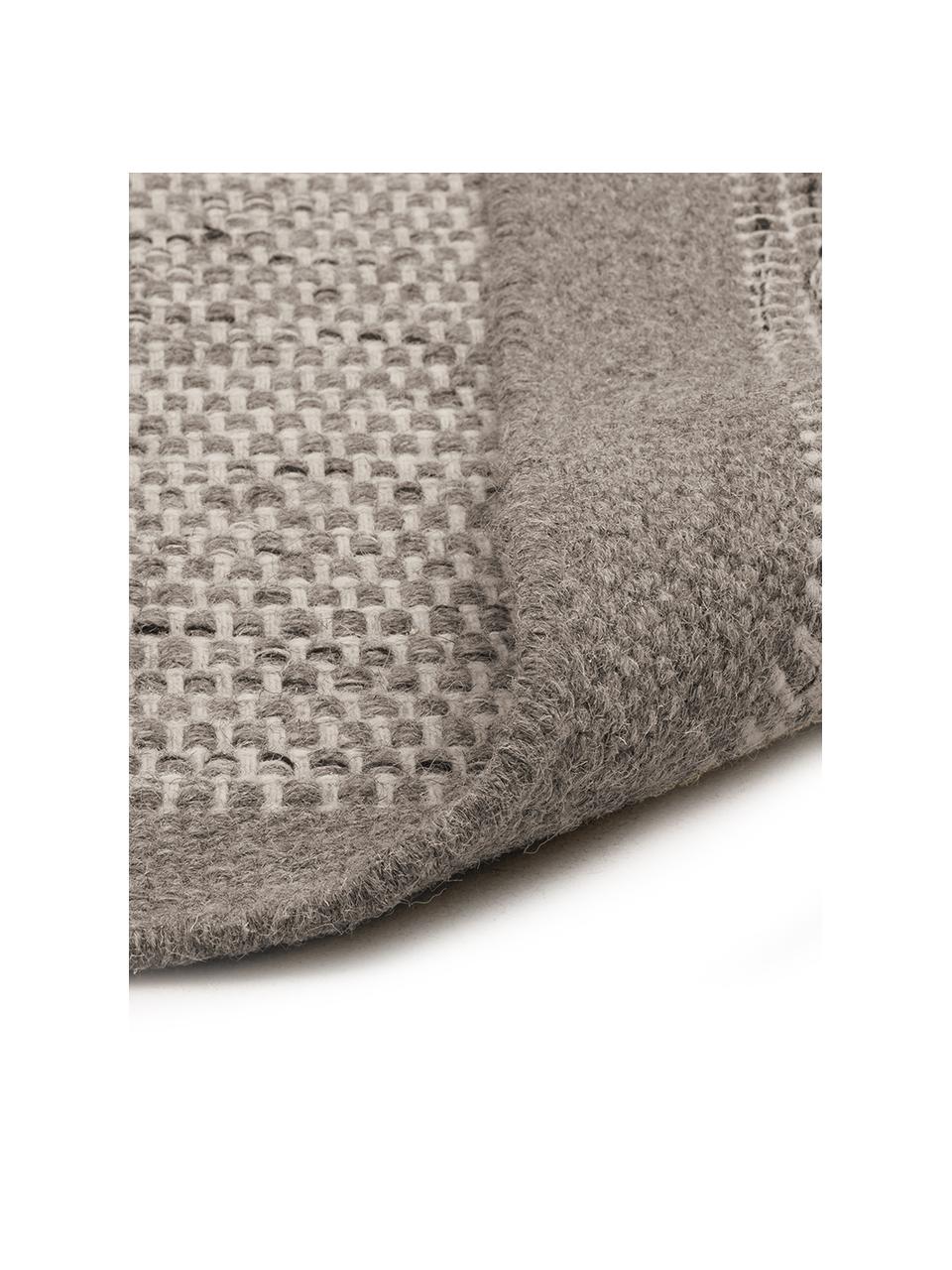 Ręcznie tkany dywan z wełny Asko, Jasny szary, szary, S 170 x D 240 cm (Rozmiar M)