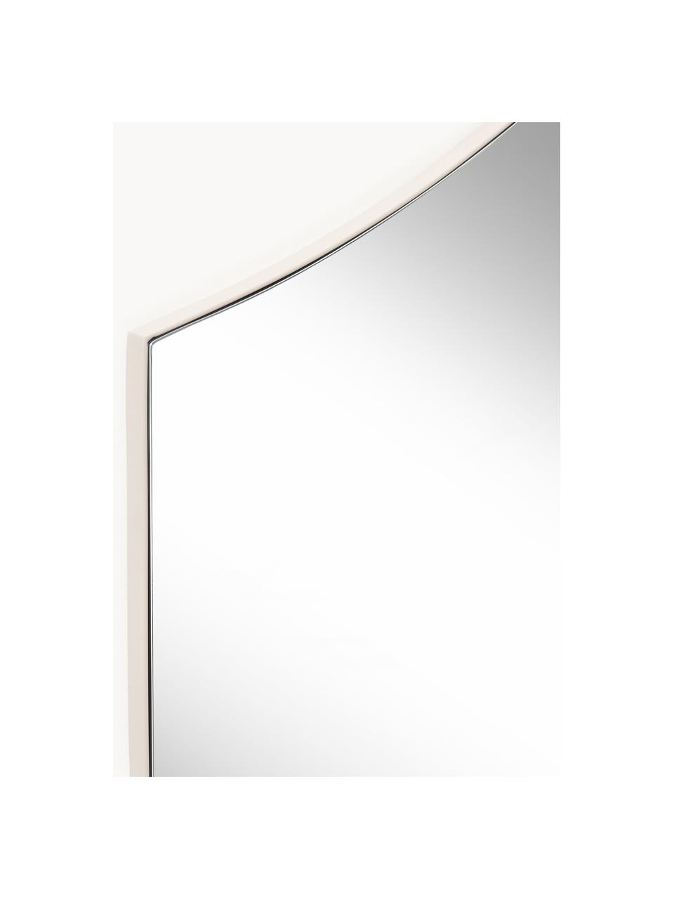 Ganzkörperspiegel Shia, Spiegelaußenkante: Metall, Rückseite: Mitteldichte Holzfaserpla, Off White, B 69 x H 180 cm