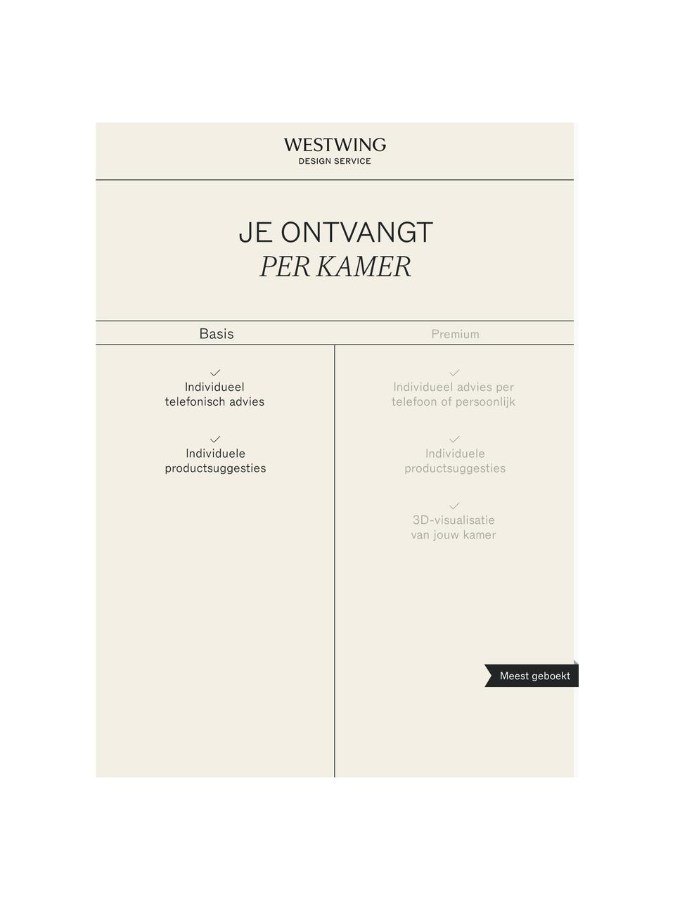 Basis advies voor jouw woonruimte, Digitale voucher.
Na ontvangst van alle bestelling nemen wij onmiddellijk contact met alle op om een afspraak te maken voor een telefonisch consult met jouw persoonlijke interieurexpert., Basis advies voor jouw woonruimte, Woonruimte(n)