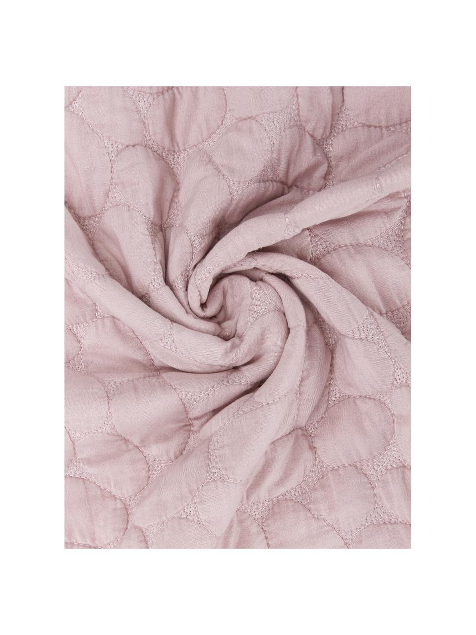 Gesteppte Tagesdecke Mailey in Rosa, 100% Polyester, Rosa, B 150 x L 250 cm (für Betten bis 100 x 200 cm)