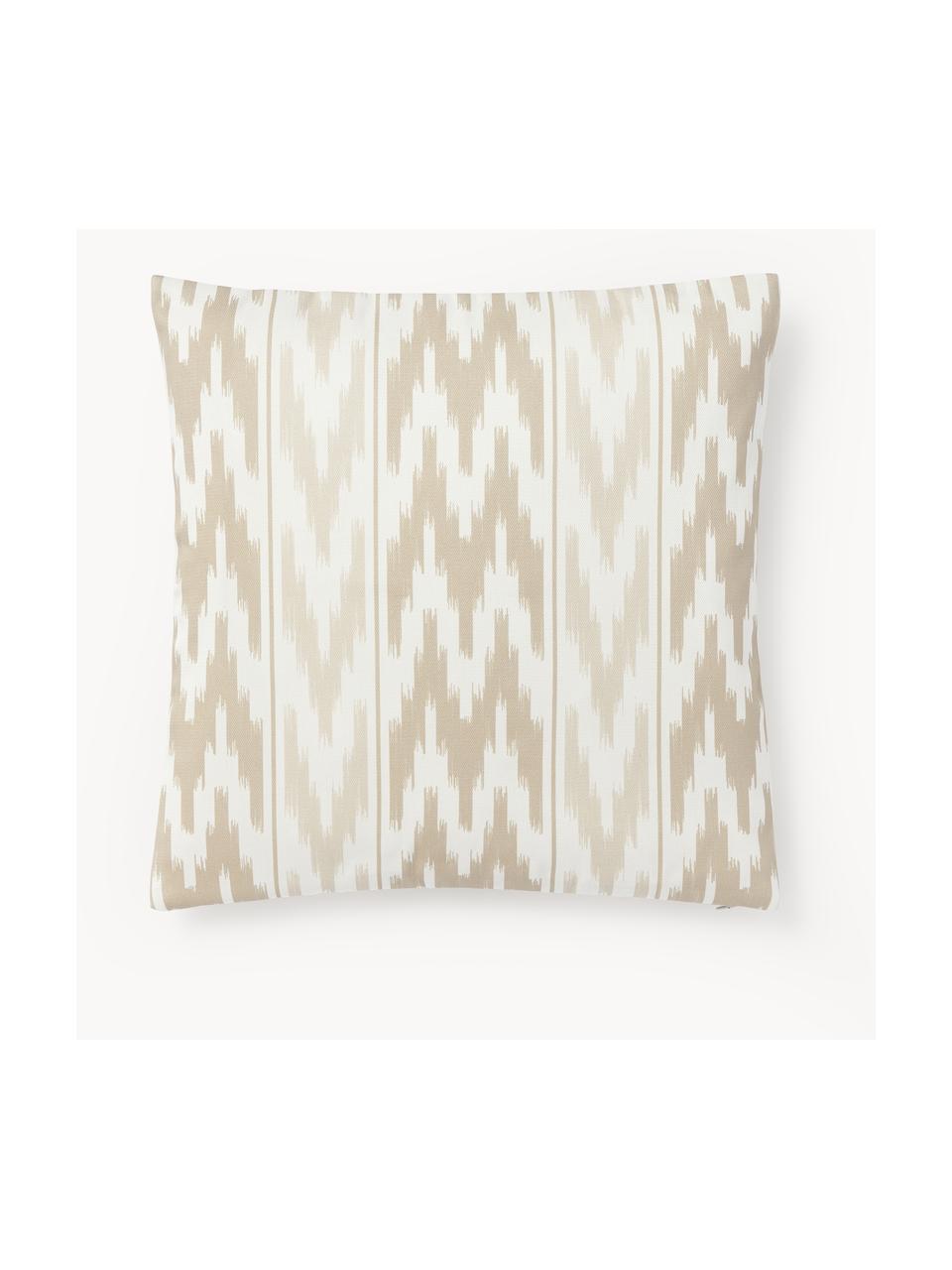 Housse de coussin de jardin motif ikat Maillot, 100 % acrylique

Le matériau est certifié STANDARD 100 OEKO-TEX®, 2016OK0494, Tons beiges, larg. 40 x long. 40 cm