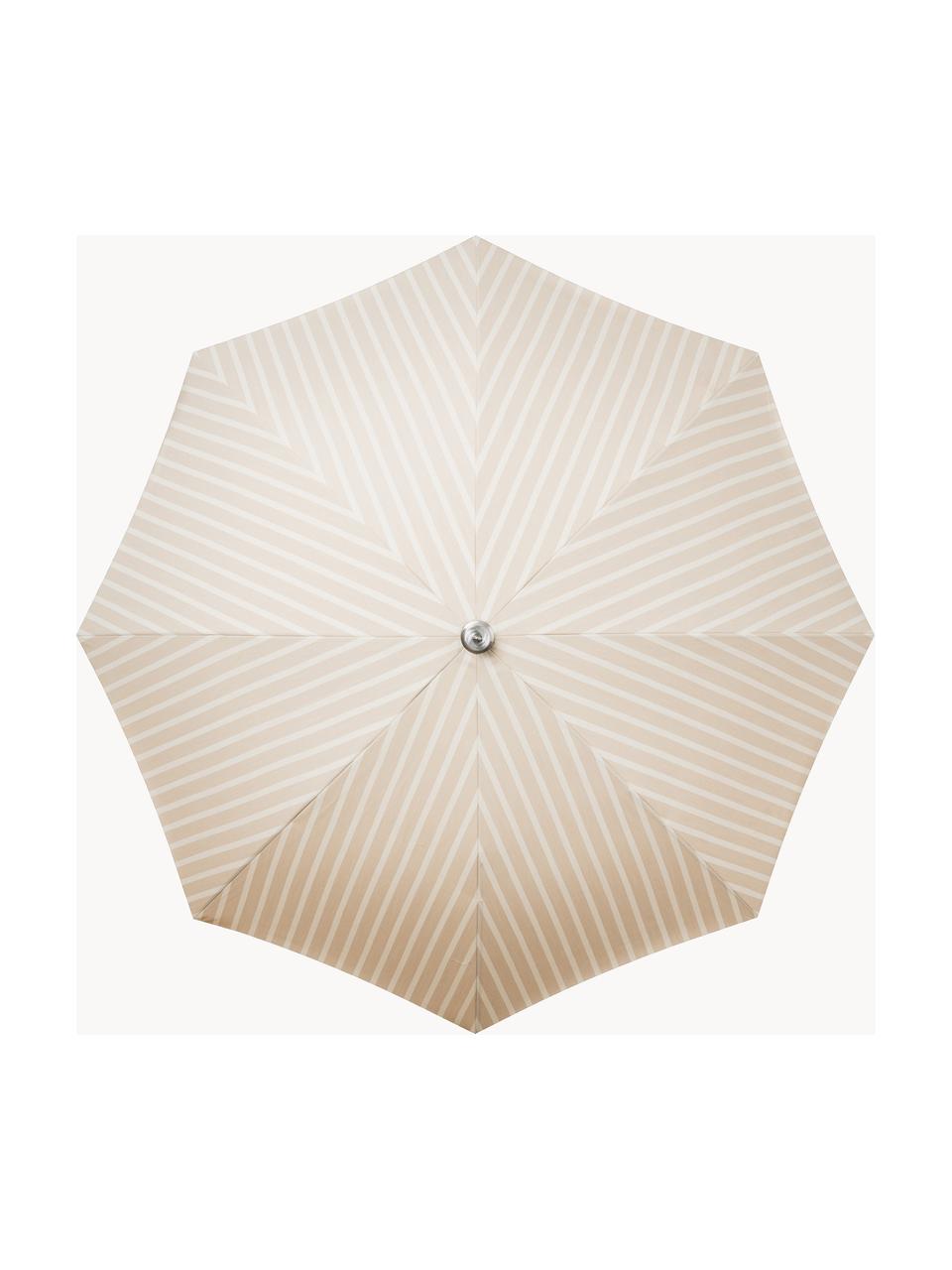 Parasol inclinable avec franges Retro, Ø 180 cm, Beige clair, Ø 180 x haut. 230 cm