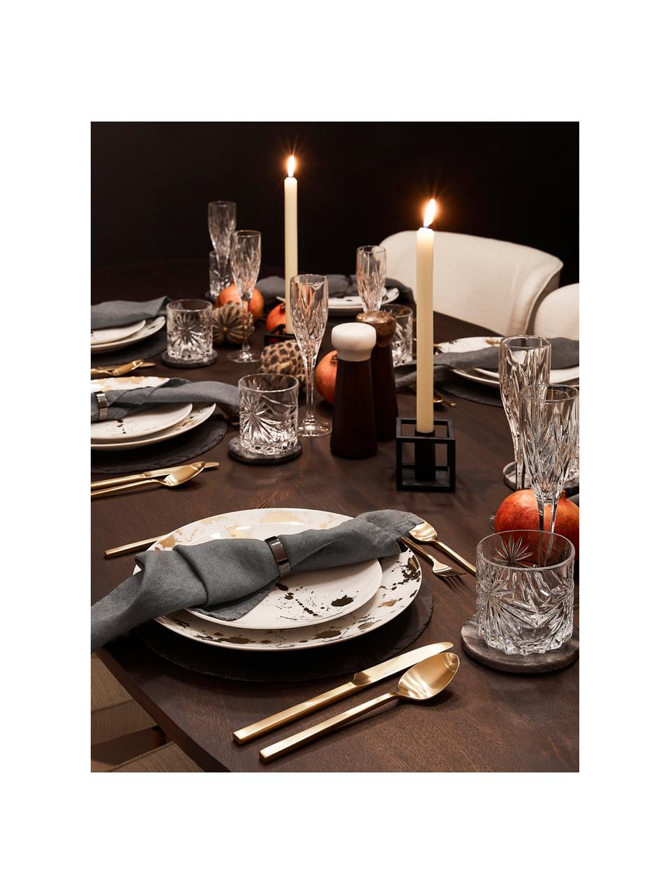 Rechteckige Silber Spiegel Kerze Tisch Herzstück Serviertablett dekorative