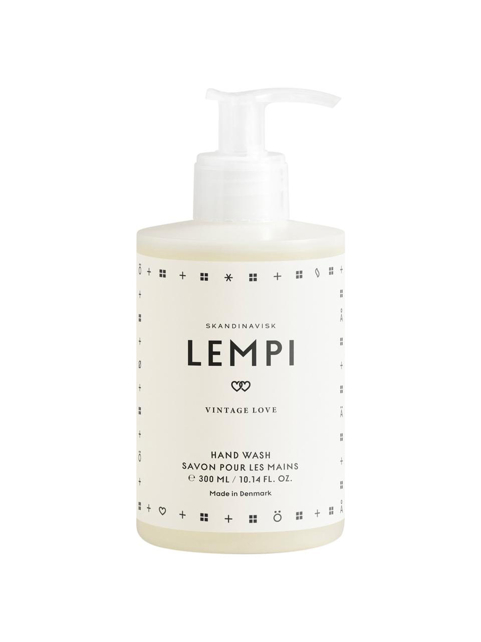 Sapone liquido per le mani Lempi (rosa), Contenitore: materiale sintetico, Bianco, 300 ml