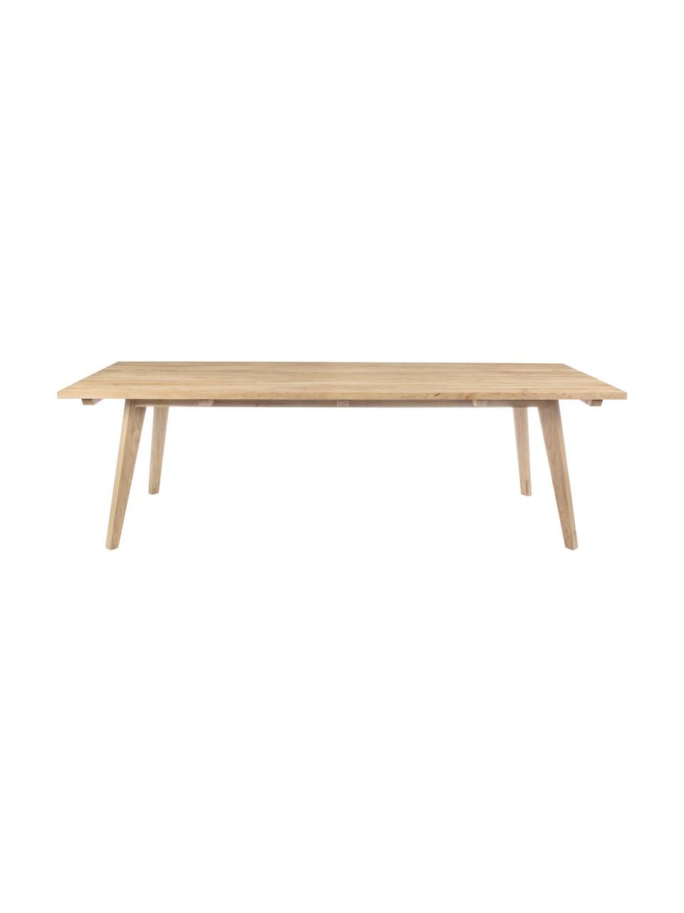 Table de jardin en bois de teck Kendari, Bois de teck recyclé et non traité
Certifié FSC, Teck, l 260 x p 100 cm