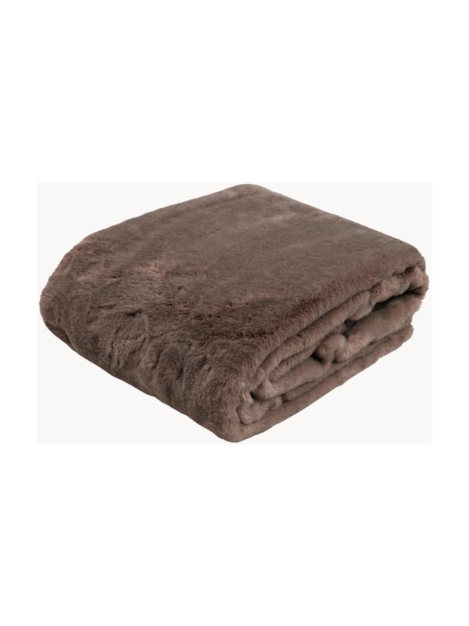 Knuffelplaid Skins van kunstbont, Taupe, B 150 x L 200 cm