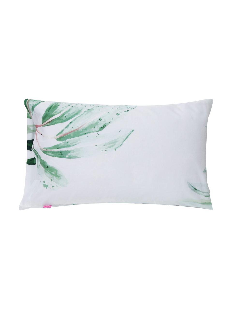 Fundas de almohada Delicate, 2 uds., 50 x 75 cm, 100% algodón
El algodón da una sensación agradable y suave en la piel, absorbe bien la humedad y es adecuado para personas alérgicas, Blanco, verde, An 50 x L 75 cm