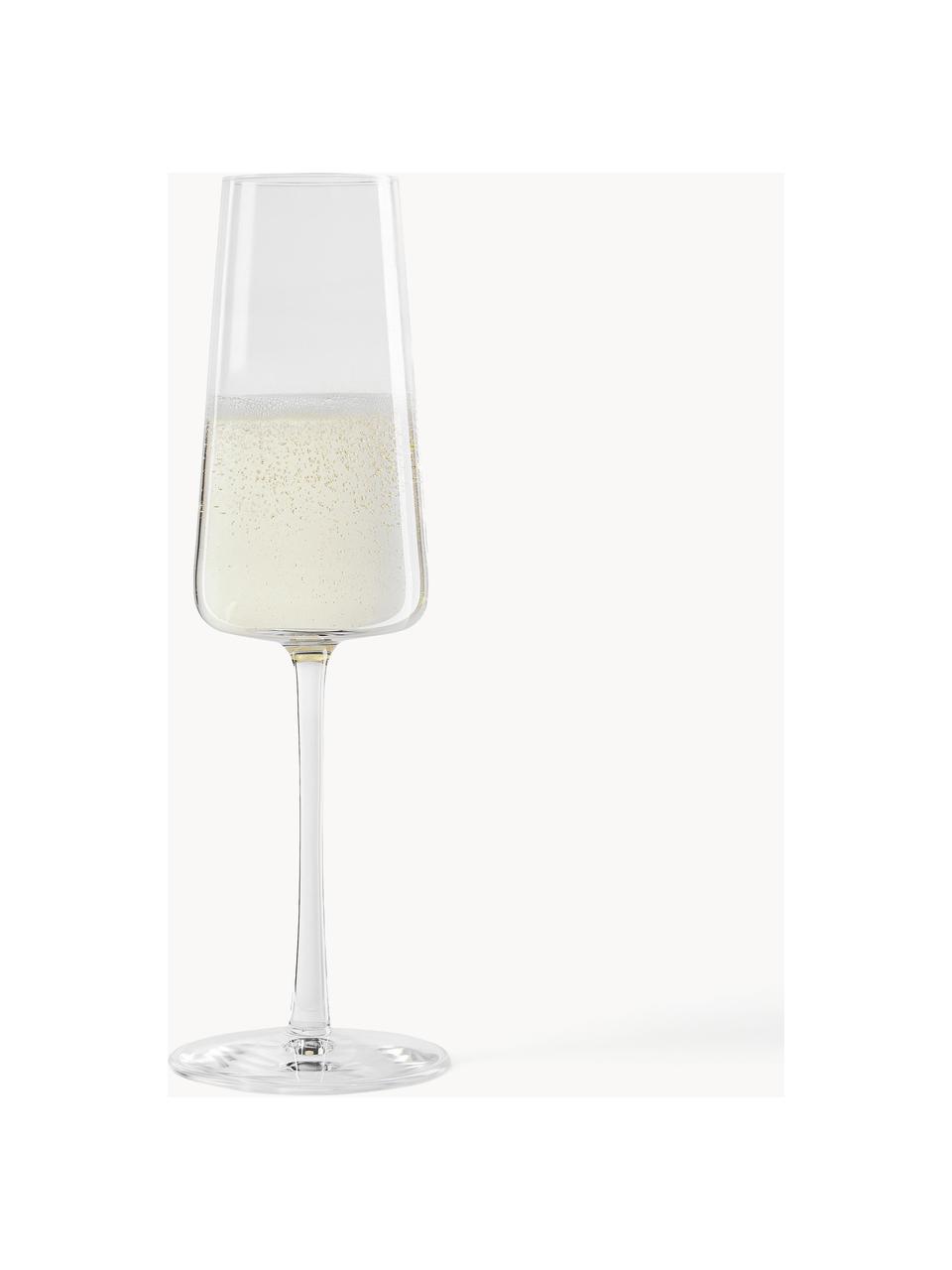 Flûtes à champagne en cristal Power, 6 pièces, Cristal

Apportez l'éclat du cristal à votre table ! Ce verre est d'une transparence exceptionnelle et d'un poids agréable, ce qui lui donne une sensation de qualité et un aspect élégant. De plus, les coupes fines rendent chaque pièce unique, en faisant un objet à la fois pratique et esthétique, Transparent, Ø 7 x haut. 23 cm, 240 ml