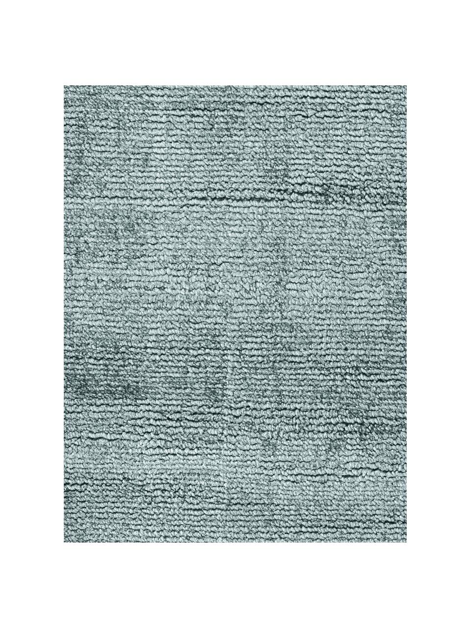 Ručne tkaný behúň z viskózy Jane, Svetlomodrá, Š 80 x D 200 cm