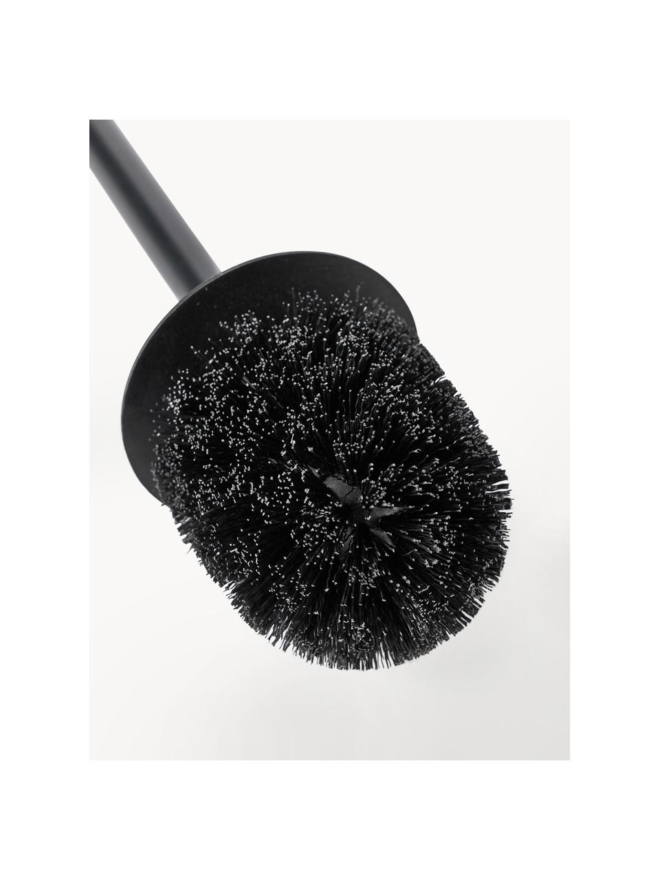 Brosse pour WC look marbre Kyle, Aspect marbre blanc, Ø 10 x haut. 41 cm