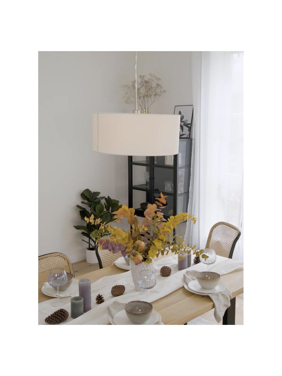 Lampa wisząca Parry, Biały, Ø 53 x W 23 cm