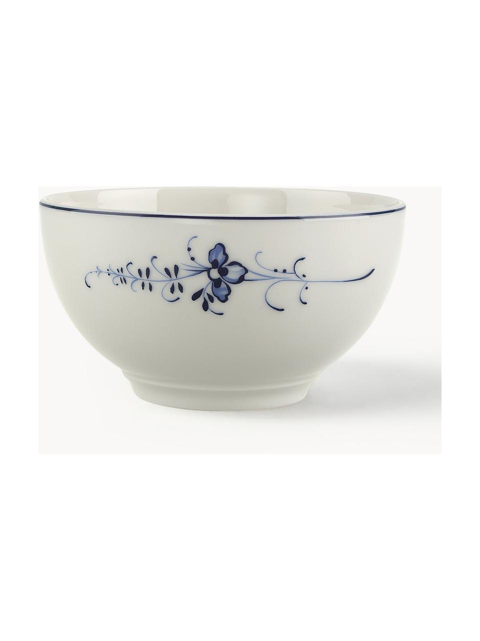 Miseczka z porcelany Vieux Luxembourg, Porcelana premium, Biały, niebieski, Ø 14 x W 8 cm